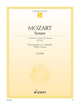Sonate c-Moll KV457 f�r Klavier