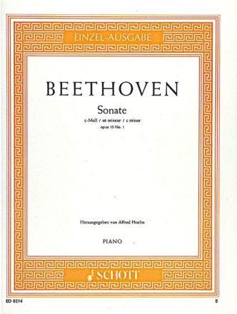 Sonate c--Moll op.10,1 f�r Klavier