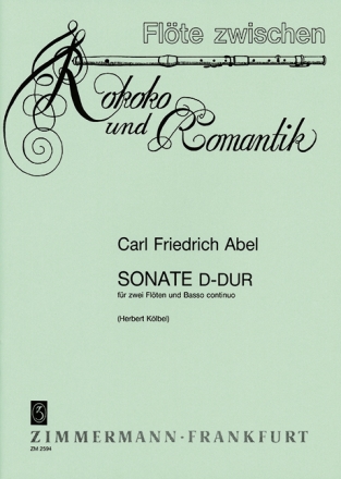 Sonate D-Dur f�r 2 Fl�ten und Bc