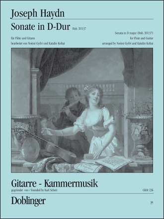 Sonate D-Dur Hob.XVI.37 f�r Fl�te und Gitarre Partitur und Stimme