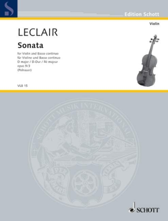 Sonate D-Dur Nr.3 op.9 f�r Violine und Klavier
