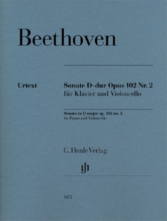 Sonate D-Dur op.102,2 f�r Violoncello und Klavier