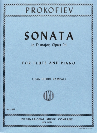 Sonate D-Dur op.94 f�r Fl�te und Klavier