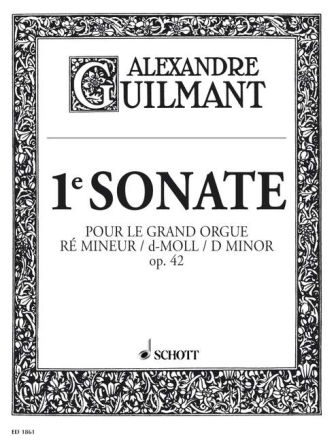 Sonate d-Moll Nr.1 op.42 f�r Orgel