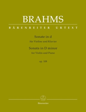 Sonate d-Moll op.108 f�r Violine und Klavier