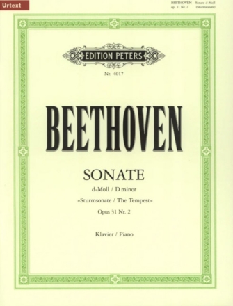 Sonate d-Moll op.31,2 (Sturmsonate) f�r Klavier