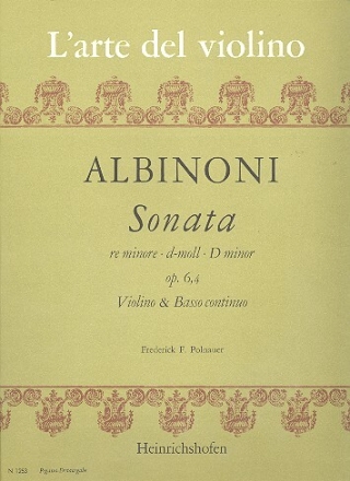 Sonate d-Moll op.6,4 f�r Violine und Bc