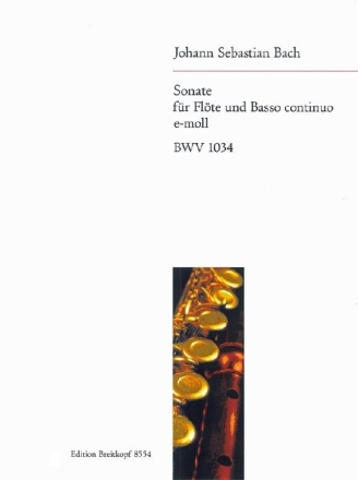 Sonate e-Moll BWV1034 f�r Fl�te und Bc