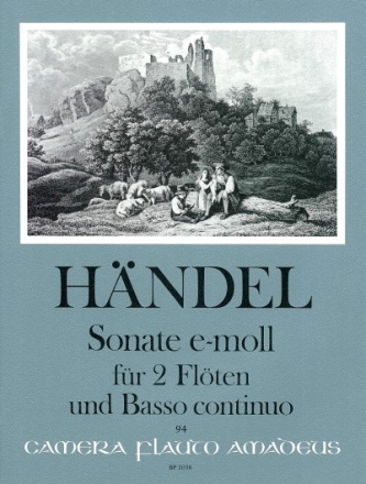 Sonate e-moll f�r 2 Fl�ten und Bc