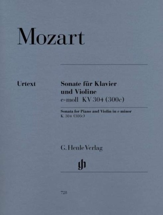 Sonate e-Moll KV304 f�r Violine und Klavier