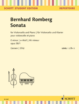 Sonate e-Moll op.38,1 f�r Violoncello und Klavier