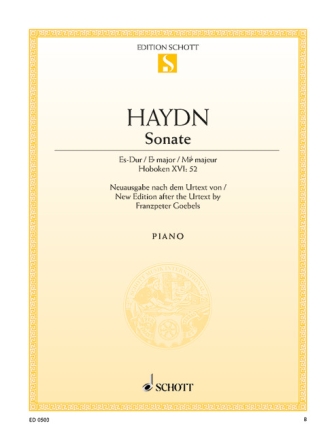 Sonate Es-Dur Hob.XVI:52 f�r Klavier