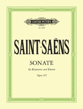 Sonate Es-Dur op.167 f�r Klarinette und Klavier