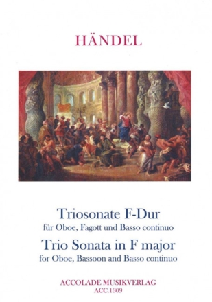 Sonate F-Dur f�r Oboe, Fagott und Bc Partitur und Stimmen