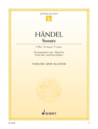 Sonate F-Dur f�r Violine und Klavier