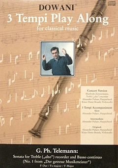 Sonate F-Dur Nr.1 aus Der getreue Musikmeister (+CD) f�r Altblockfl�te und Bc.