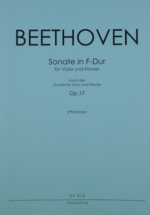 Sonate F-Dur op.17 f�r Horn und Klavier f�r Viola und Klavier