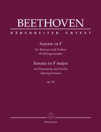 Sonate F-Dur op.24 'Fr�hlingssonate' f�r Violine und Klavier