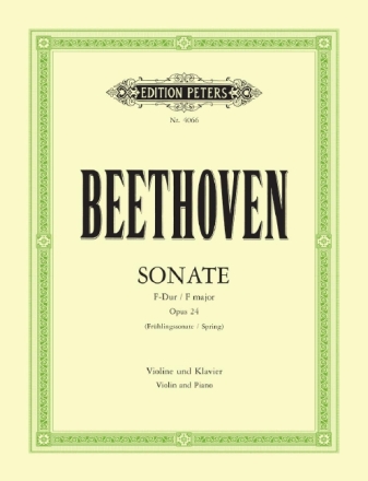 Sonate F-Dur op.24 f�r Violine und Klavier