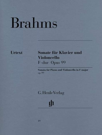 Sonate F-Dur op.99 f�r Violoncello und Klavier
