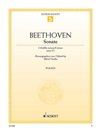 Sonate f-Moll op. 2/1 f�r Klavier