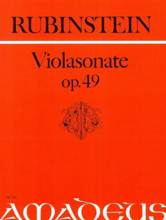 Sonate f-Moll op.49 f�r Viola und Klavier