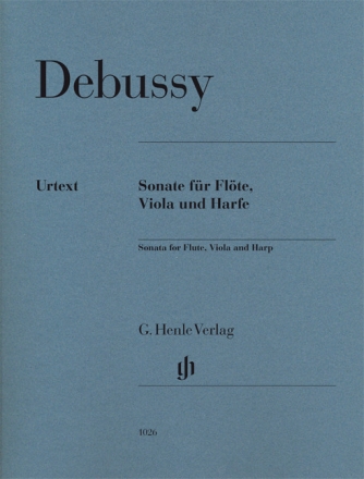 Sonate f�r Fl�te, Viola und Harfe Partitur und Stimmen