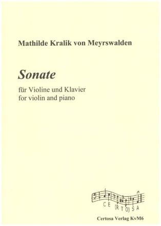 Sonate f�r Violine und Klavier