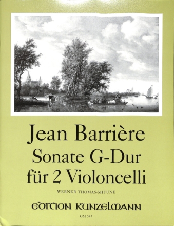 Sonate G-Dur f�r 2 Violoncelli 2 Spielpartituren