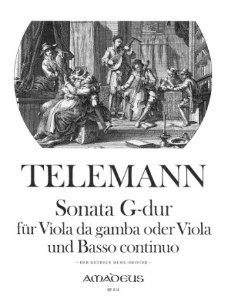 Sonate G-Dur f�r Viola da gamba (Viola) und Bc