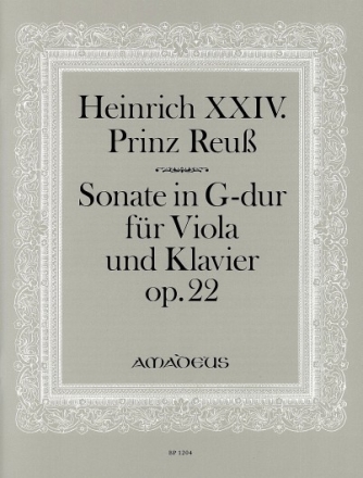 Sonate G-Dur op.22 f�r Viola und Klavier