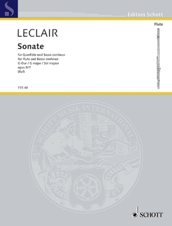 Sonate G-Dur op.9,7 f�r Fl�te und Klavier