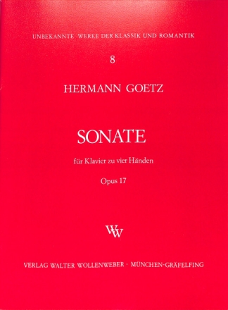 Sonate g-Moll op.17 f�r Klavier zu 4 H�nden