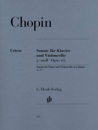 Sonate g-Moll op.65 f�r Violoncello und Klavier
