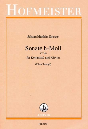 Sonate h-Moll (T 36) f�r Kontrabass und Klavier
