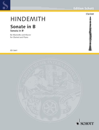 Sonate in B f�r Klarinette in B und Klavier