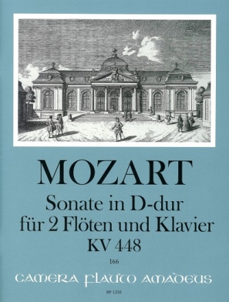Sonate in D-Dur KV448 f�r 2 Fl�ten und Klavier