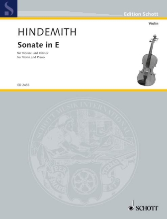 Sonate in E f�r Violine und Klavier