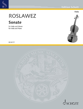 Sonate Nr. 1 f�r Viola und Klavier