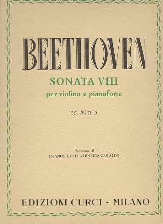 Sonate Nr.8 op.30,3 f�r Violine und Klavier