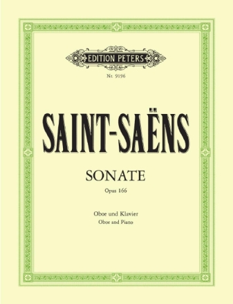 Sonate op.166 f�r Oboe und Klavier (Urtext)