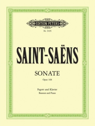 Sonate op.168 f�r Fagott und Klavier