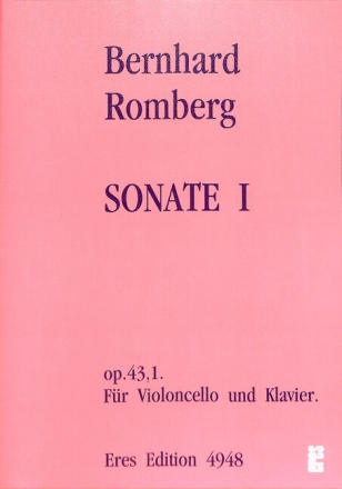 Sonate op.43,1 f�r Violoncello und Klavier