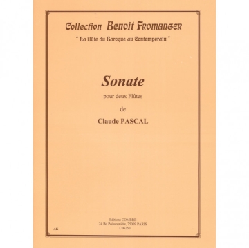 Sonate pour 2 fl�tes partition