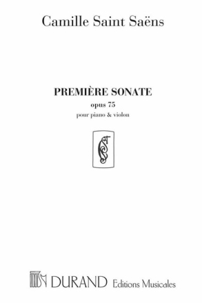 Sonate r� mineur no.1 op.75 pour violon et piano