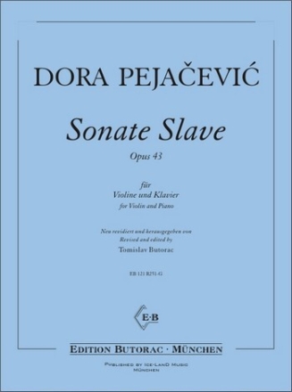 Sonate slave op.43 f�r Violine und Klavier