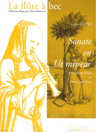 Sonate ut mineur pour flute a bec alto et bc
