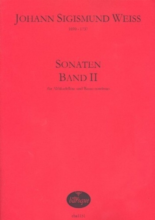 Sonaten Band 2 f�r Altblockfl�te und Bc