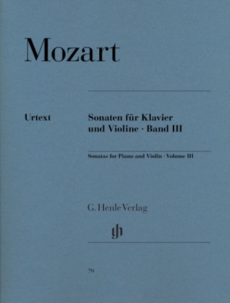 Sonaten Band 3 f�r Violine und Klavier