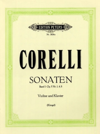 Sonaten op.5 Band 1 (Nr.1,4,8) f�r Violine und Klavier